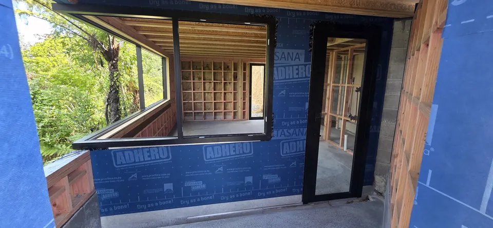 Window opening and external weatherproofing detail